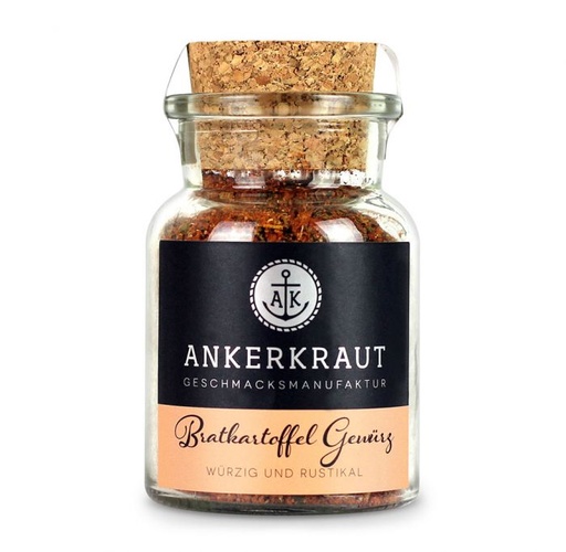 [Ankerkraut-4260347894014] Bratkartoffel Gewürz, 80g im Korkenglas