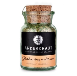 [Ankerkraut-4260547995467] Salatgewürz Mediterran, 85g im Korkenglas