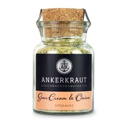 [Ankerkraut-4260347892287] Sour-Cream & Onion, 90g im Korkenglas