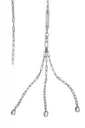 [Grillrost-1038] Edelstahl Kettensatz für Grillroste und Schwenkgrills bis 70cm