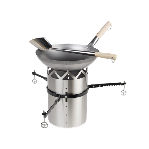 [Moesta-10119] WOK'N BBQ Komplettpaket - für Kugelgrill (57cm)