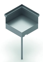 [Forgeadour-30354] Forge adour support d'angle fermé nr-gris